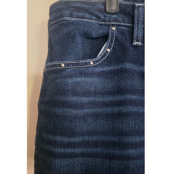 Harley Davidson Curvy Boot Cut Jeans Size 32 - Picture 4 of 11